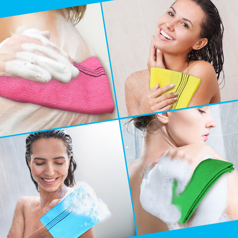 Textura de la toalla exfoliante Tatuo demuestra suavidad y durabilidad.