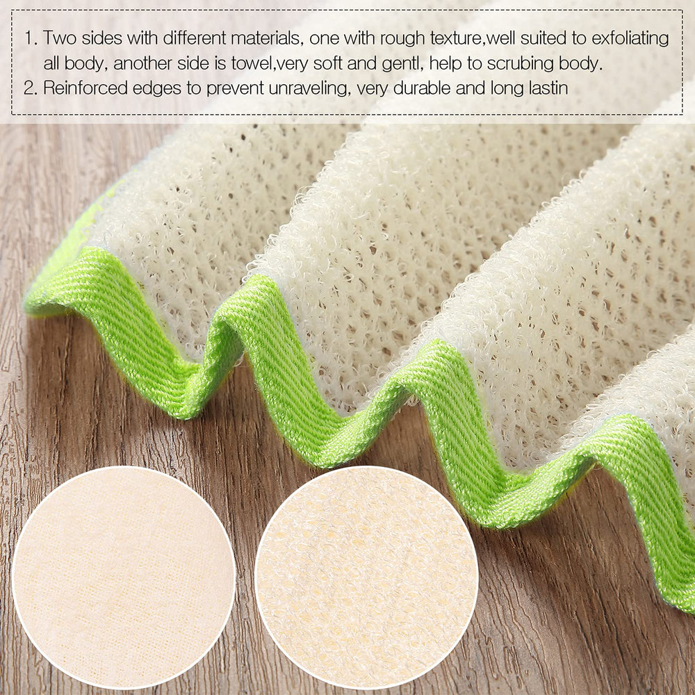 Toallas exfoliantes Tatuo naranja para limpieza diaria y exfoliación suave
