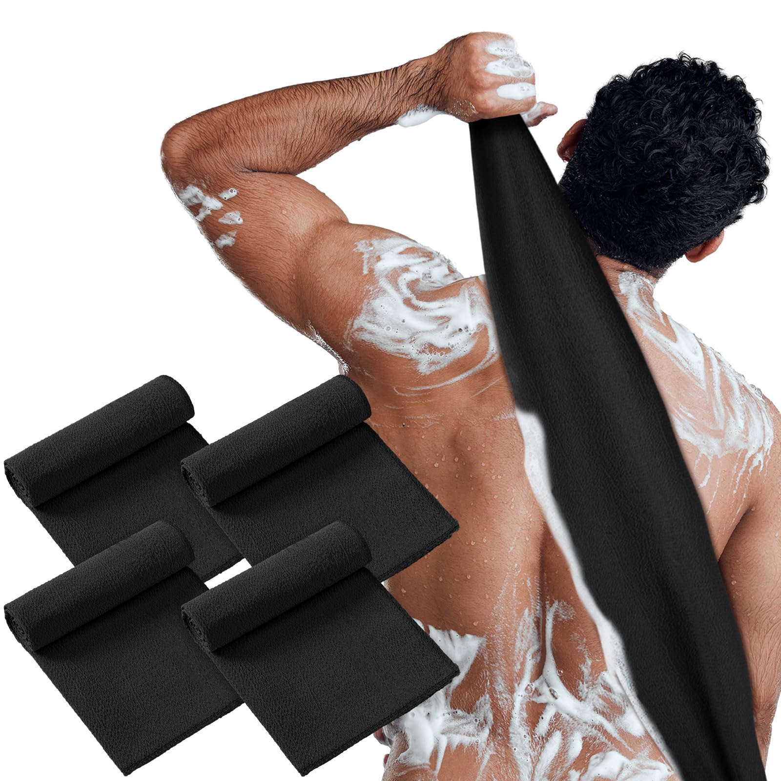 Toallita exfoliante Tatuo para espalda, exfolia con suavidad y limpieza profunda.