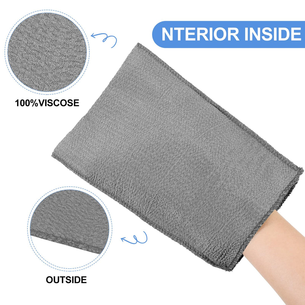 Guante exfoliante Tatuo para uso rápido en la ducha.