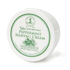 Taylor of Old Bond Street crema de afeitar menta: espuma lujosa para un afeitado suave.