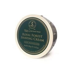 Taylor of Old Bond Street Crème de rasage en bol Forêt, mousse légère prête au rasage