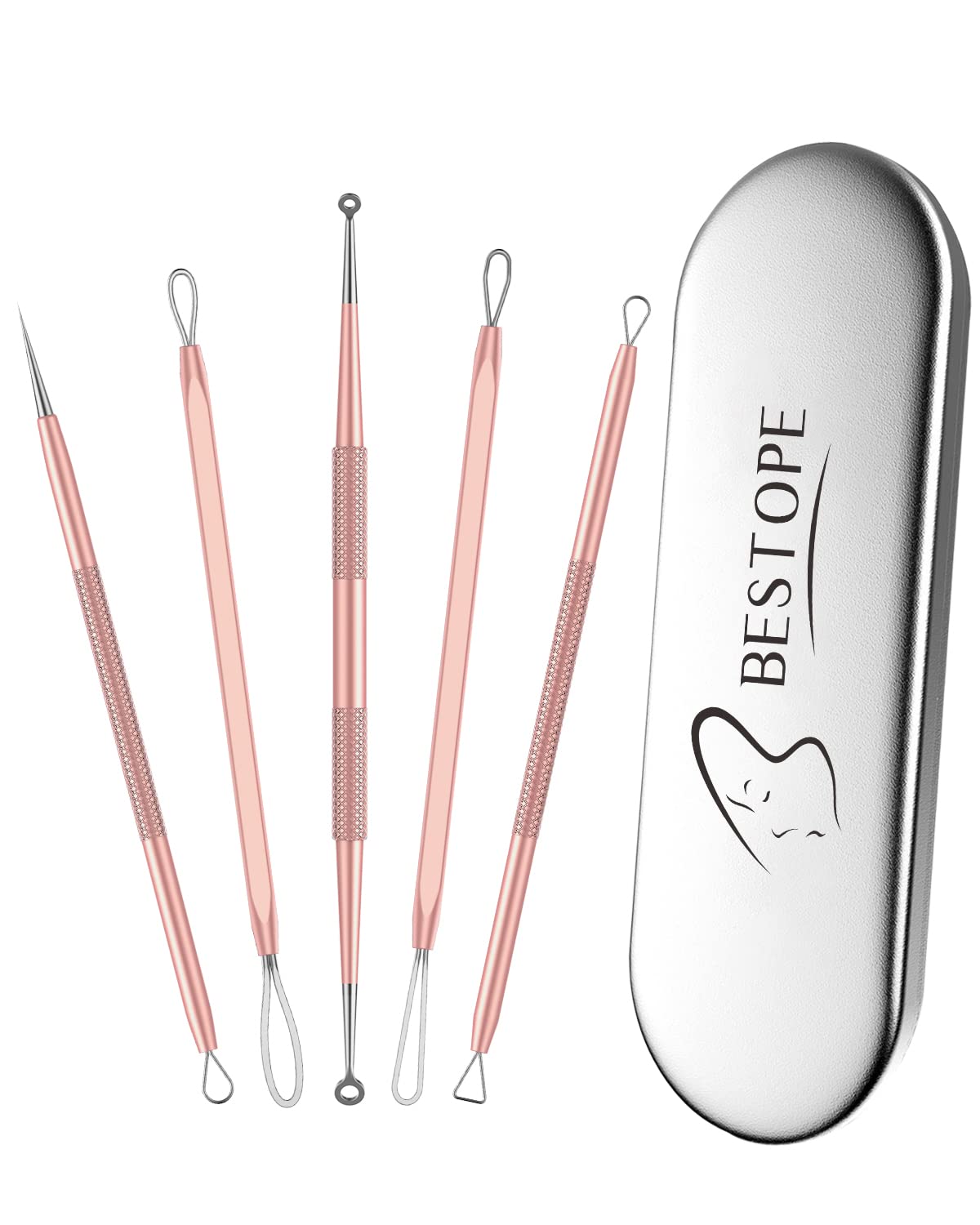 TAYTHI kit de 5 herramientas extractor puntos negros para diferentes áreas faciales
