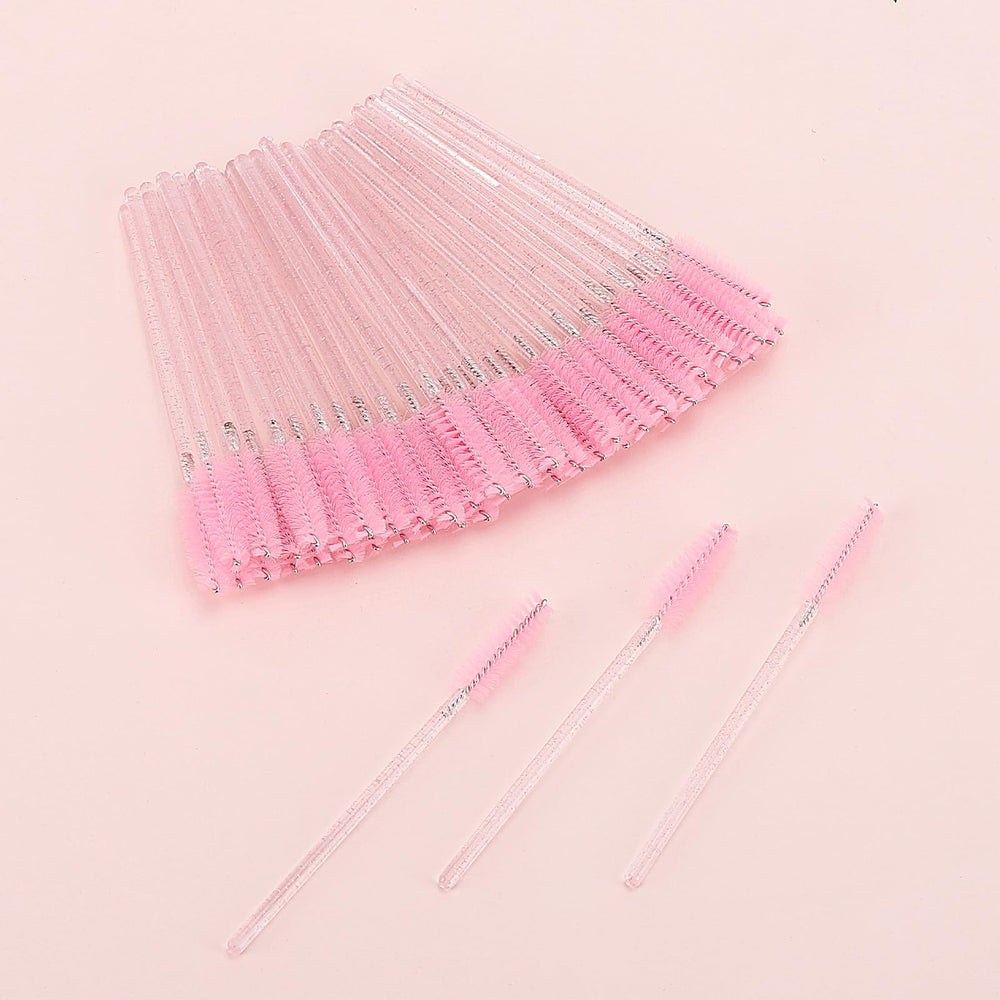 Tbestmax aplicador de mascara flexible cristal rosa para ángulos precisos.