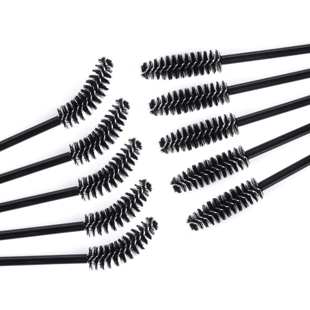 Tbestmax aplicadores spoolie para extensiones de pestañas, cabezal suave.