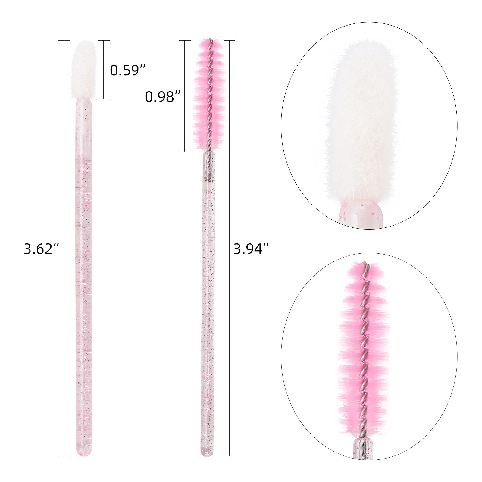 Aplicadores desechables para labios de Tbestmax, uso suave y color uniforme.