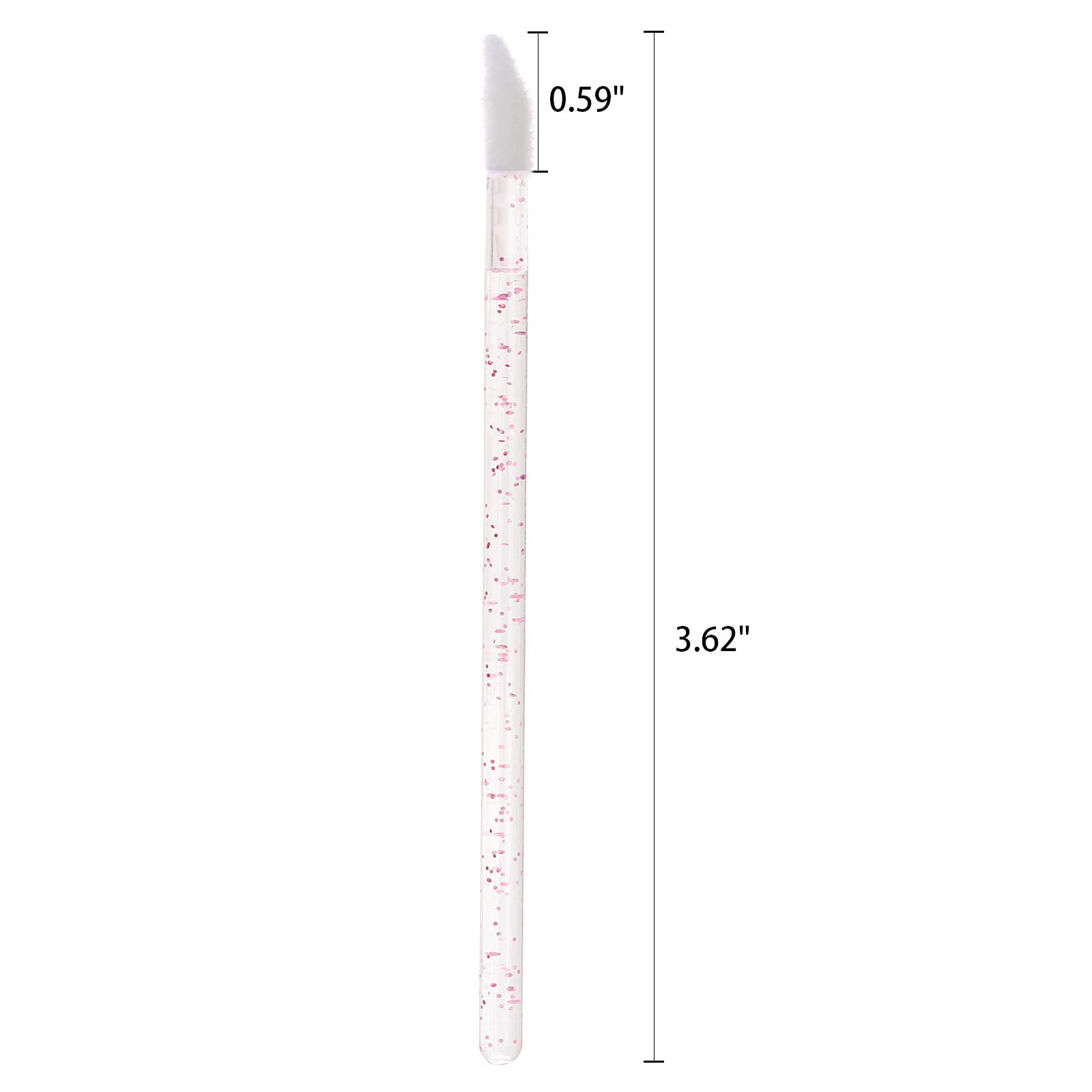 Aplicadores de labios rosa, longitud 3,6 pulgadas, mayor precisión