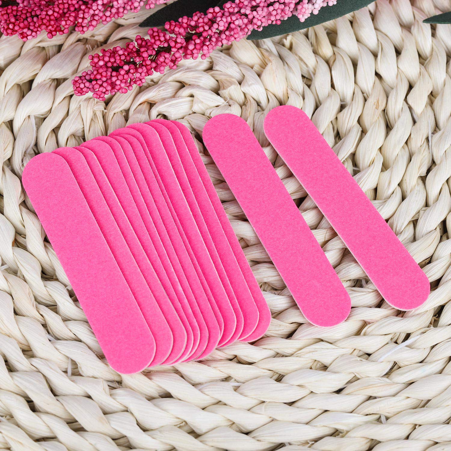 Tbestmax para arte de uñas en casa, lima de 3-4 pulgadas de doble cara.