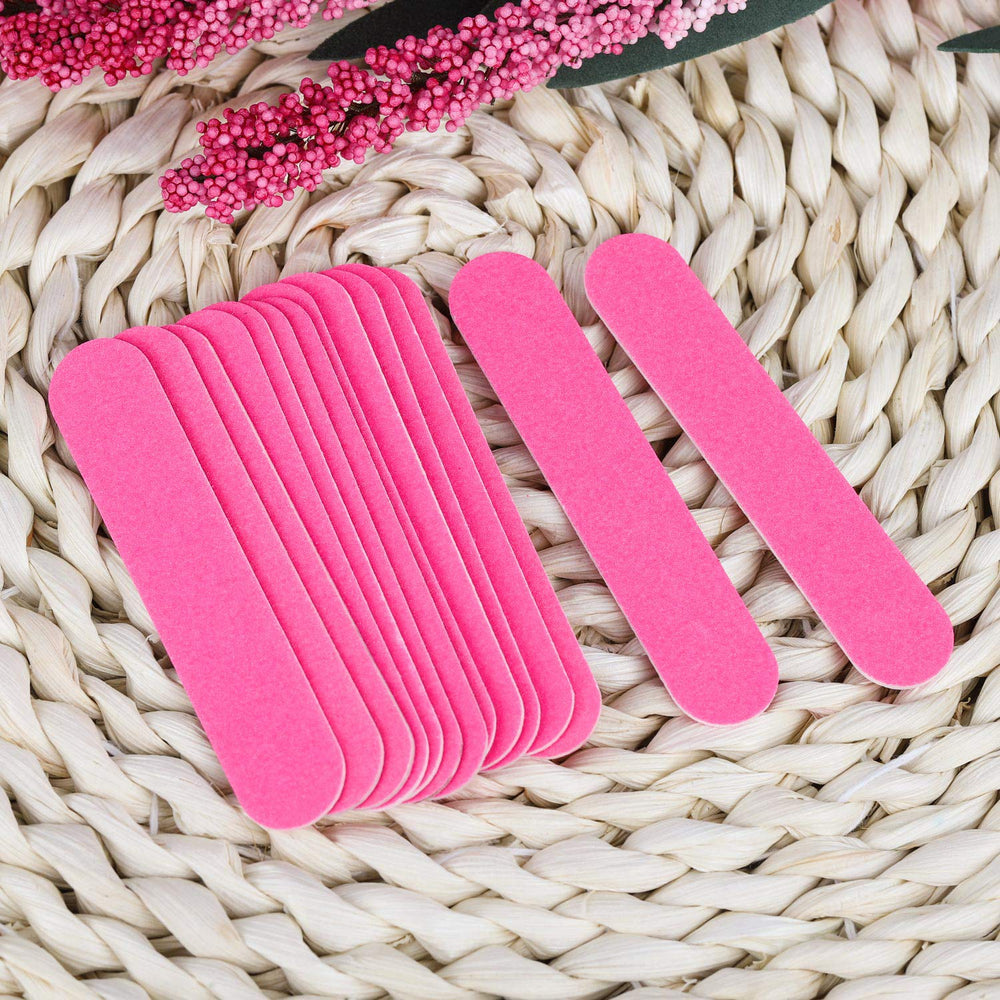 Tbestmax para arte de uñas en casa, lima de 3-4 pulgadas de doble cara.