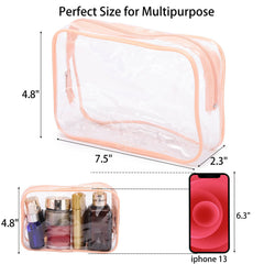 Bolsas maquillaje transparentes para viaje de Tbestmax, ideales para la maleta.