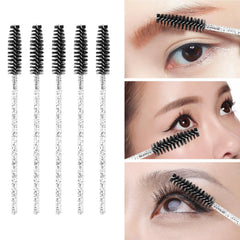 Tbestmax cabeza cepillo flexible, ángulo ajustable para peinar pestañas