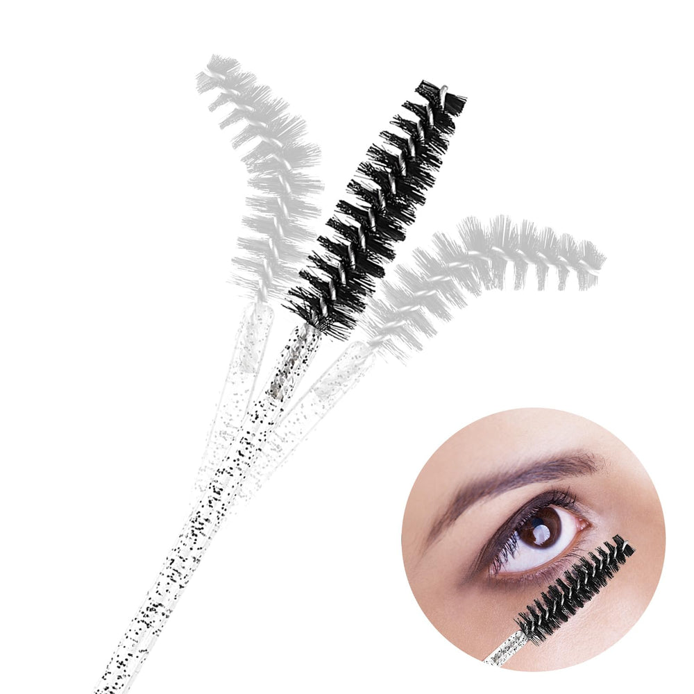 Tbestmax cepillo pestañas extensiones, cabeza recta para alcance preciso