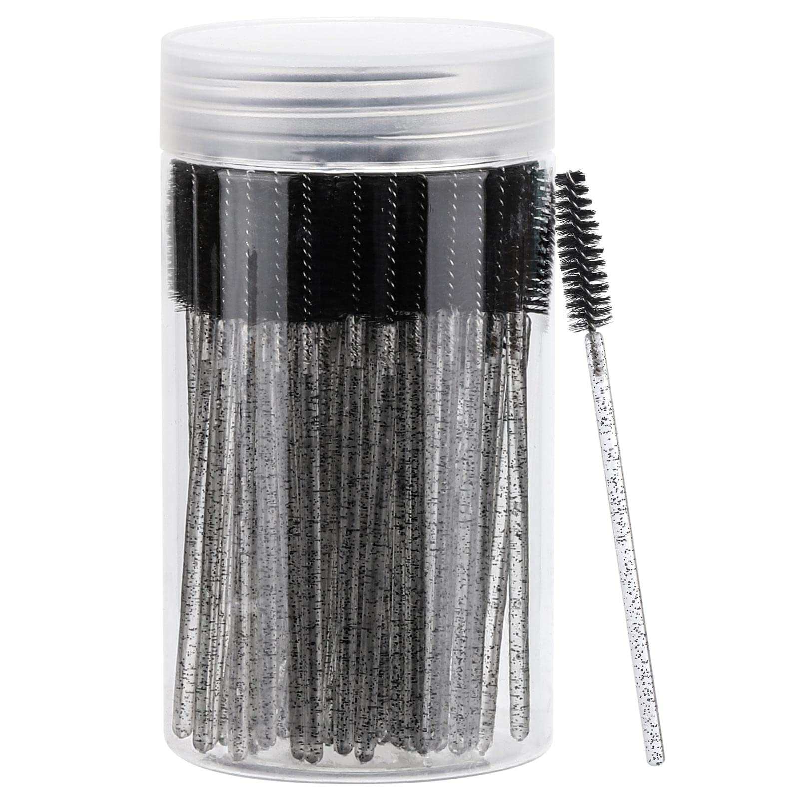 Tbestmax contenedor reutilizable para cepillos de pestañas, almacenamiento práctico.