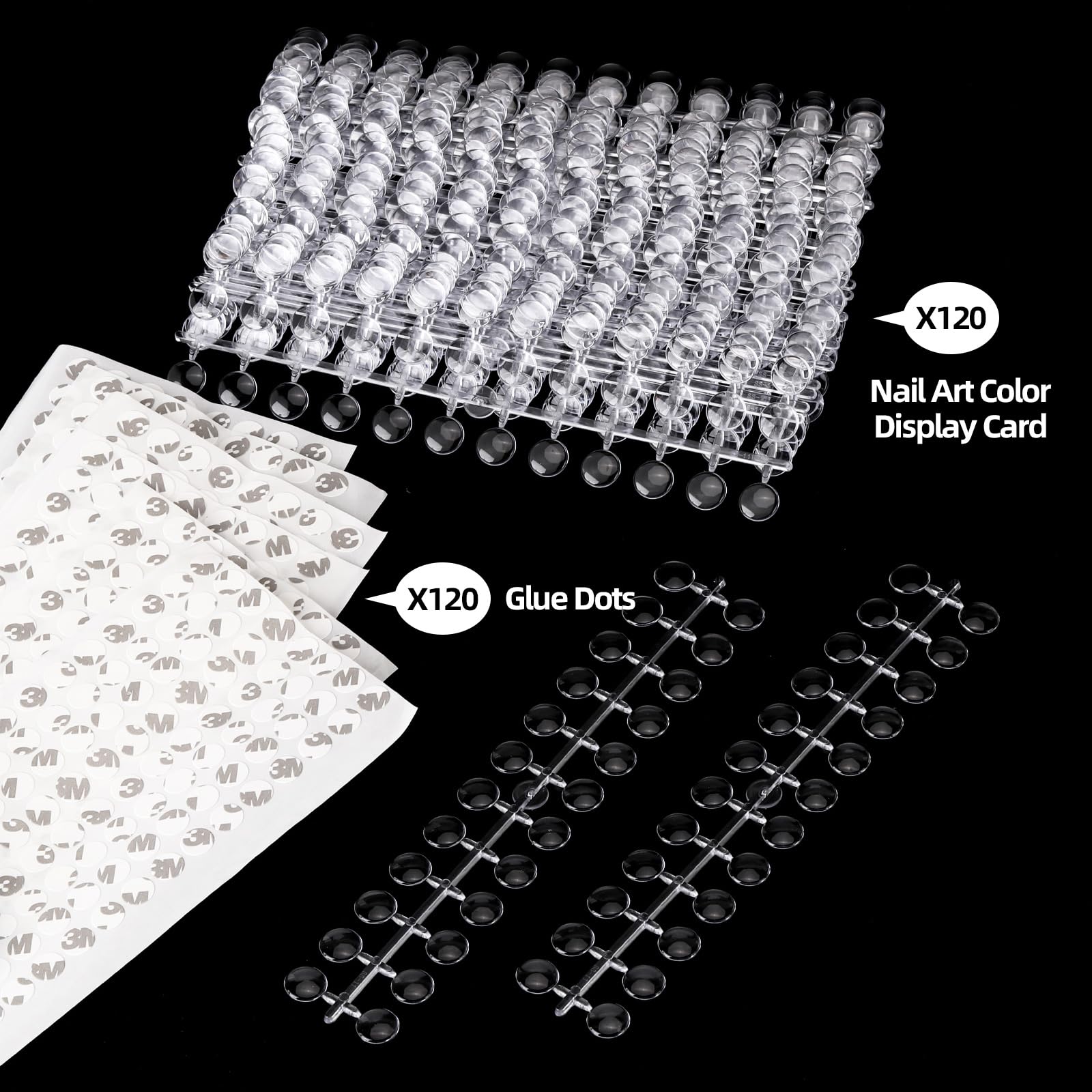 Tbestmax detalle puntos esmalte: muestra colores con precisión para combinaciones.