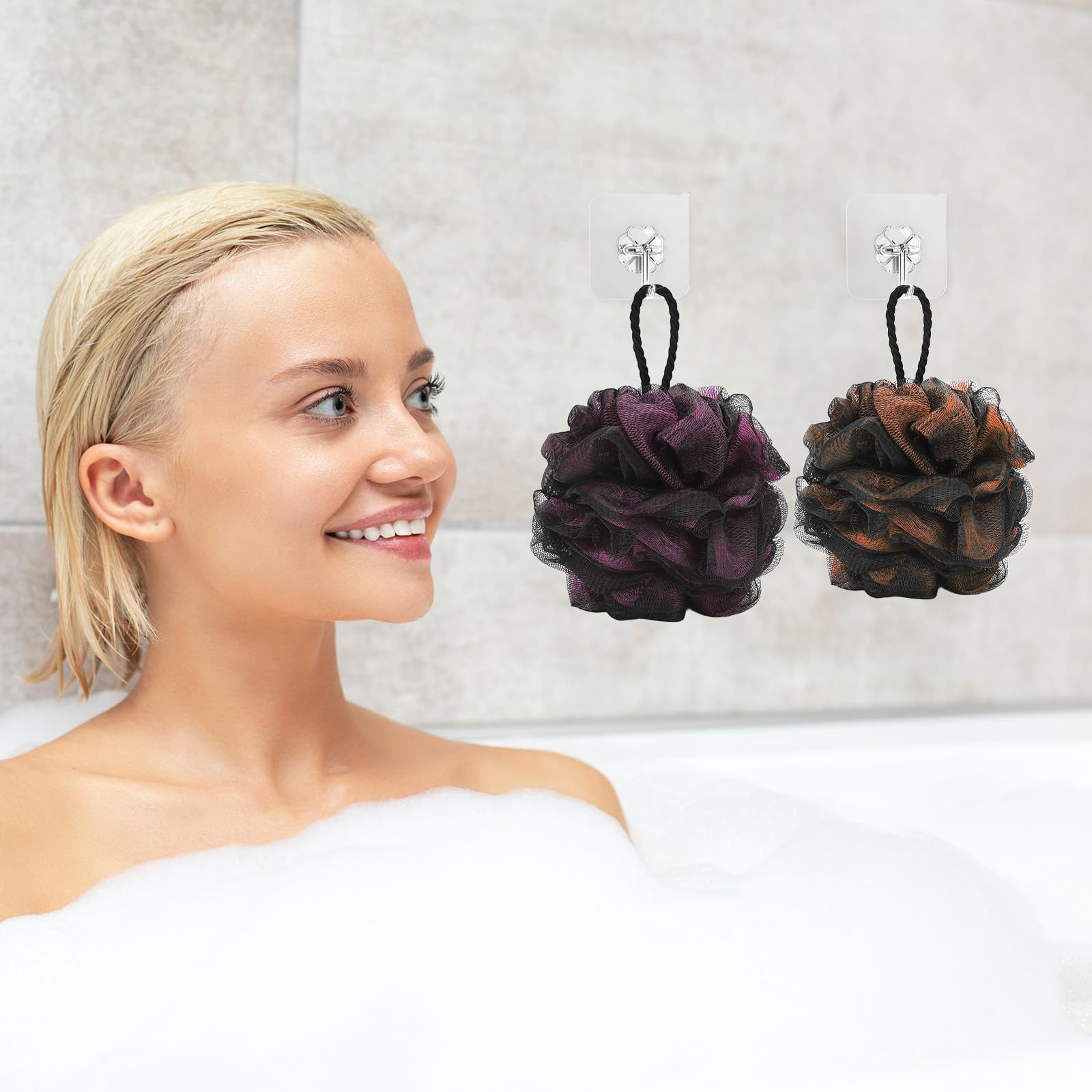 Esponja de baño Tbestmax con textura suave para uso diario.