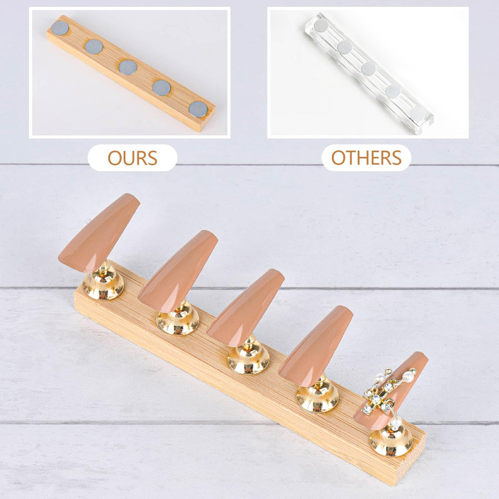 Tbestmax estante de uñas portátil y ligero, ideal para bolso o maleta.