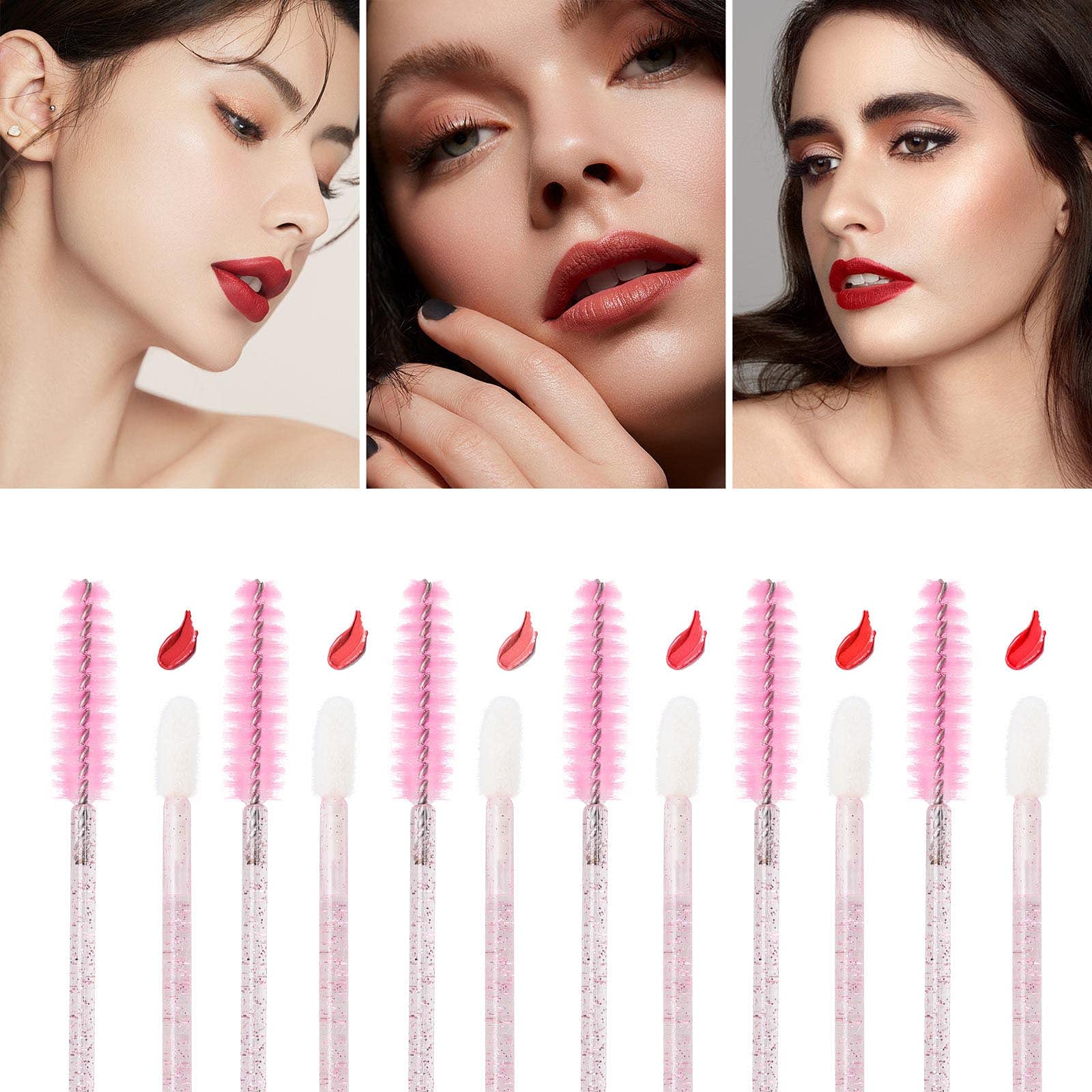 Kit de maquillaje desechable de Tbestmax para viaje, en rosa.