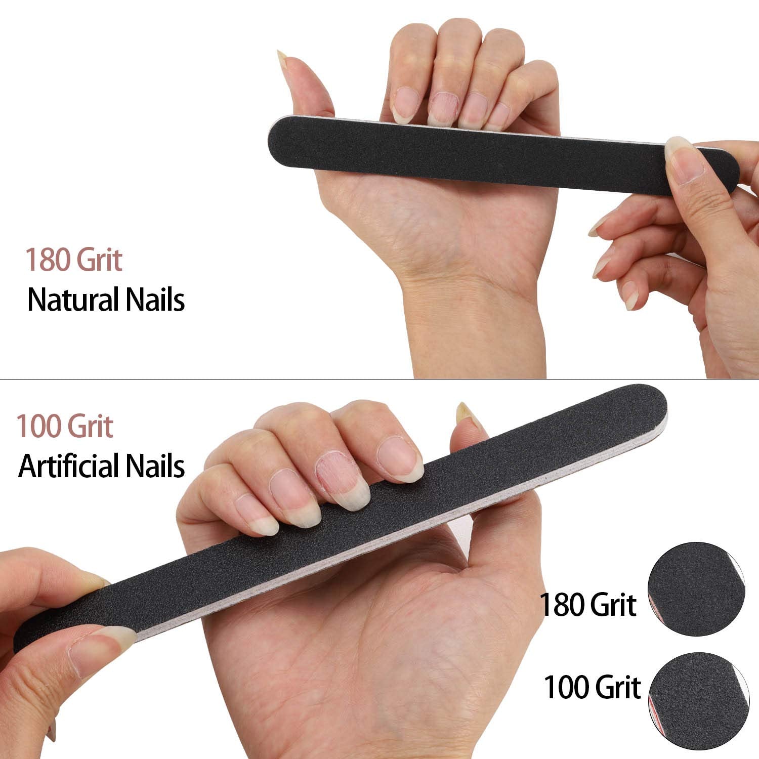 Limas Tbestmax ideales para salón o uso doméstico, uñas naturales y acrílicas.