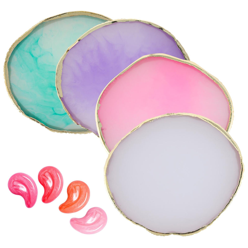 Paleta de arte para uñas Tbestmax con 4 colores, lista para mezclar esmaltes.