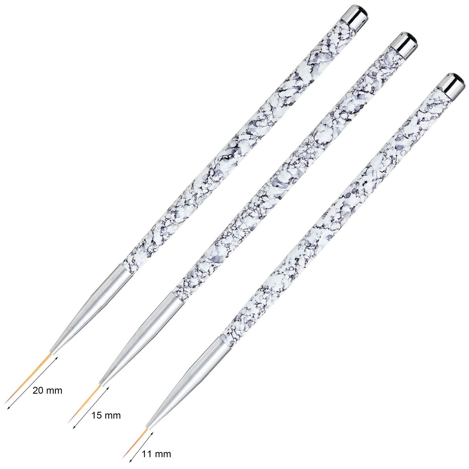 Pincel delineador Tbestmax 20 mm para trazos elongados y fluidos.