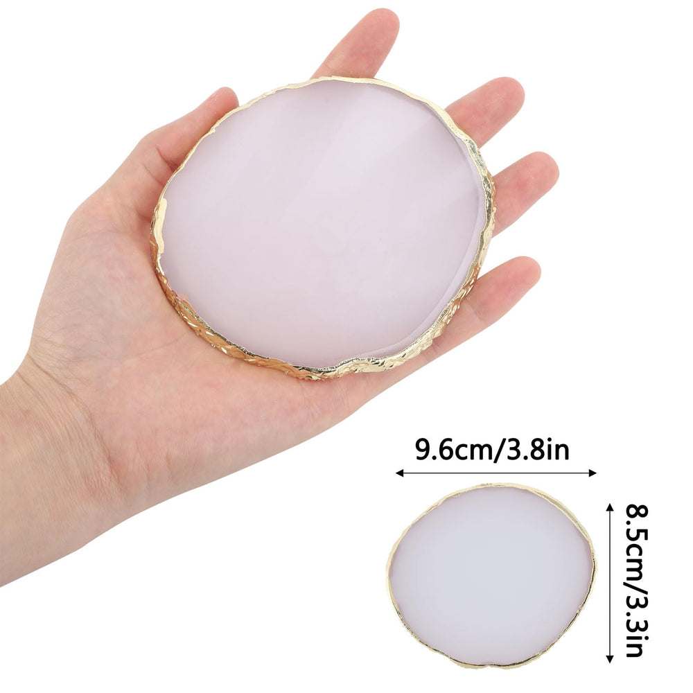 Plato de resina para mezclar esmaltes, superficie lisa de Tbestmax.