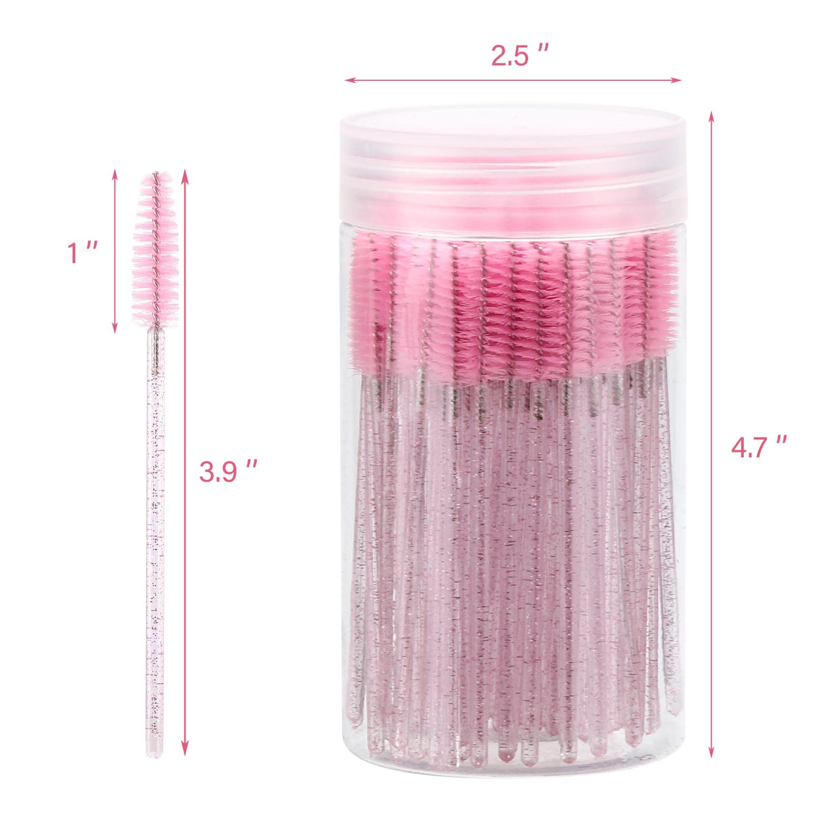 Espuelas de cejas cristal Tbestmax flexibles, permiten separar pestañas con suavidad.