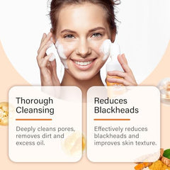 Tbexem almohadillas exfoliantes de cúrcuma purifican poros suavemente