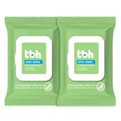 TBH Kids Spot Face Wipes: paquete de 30 uds, limpieza suave para piel sensible.