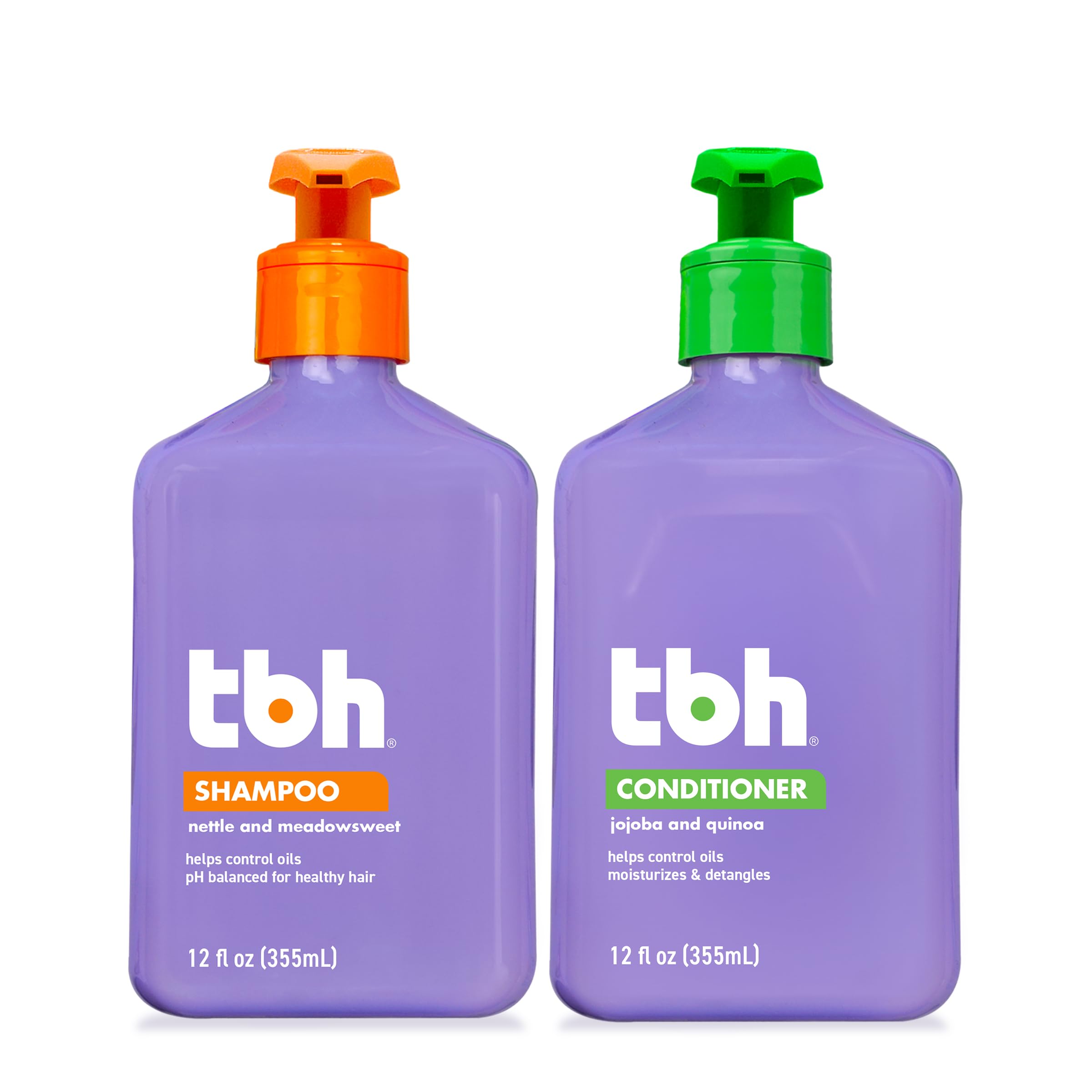 TBH Kids Teens champú y acondicionador dos-pack para cabello ligero y equilibrado