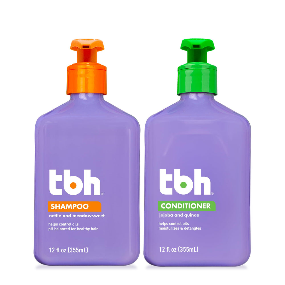 TBH Kids Teens champú y acondicionador dos-pack para cabello ligero y equilibrado