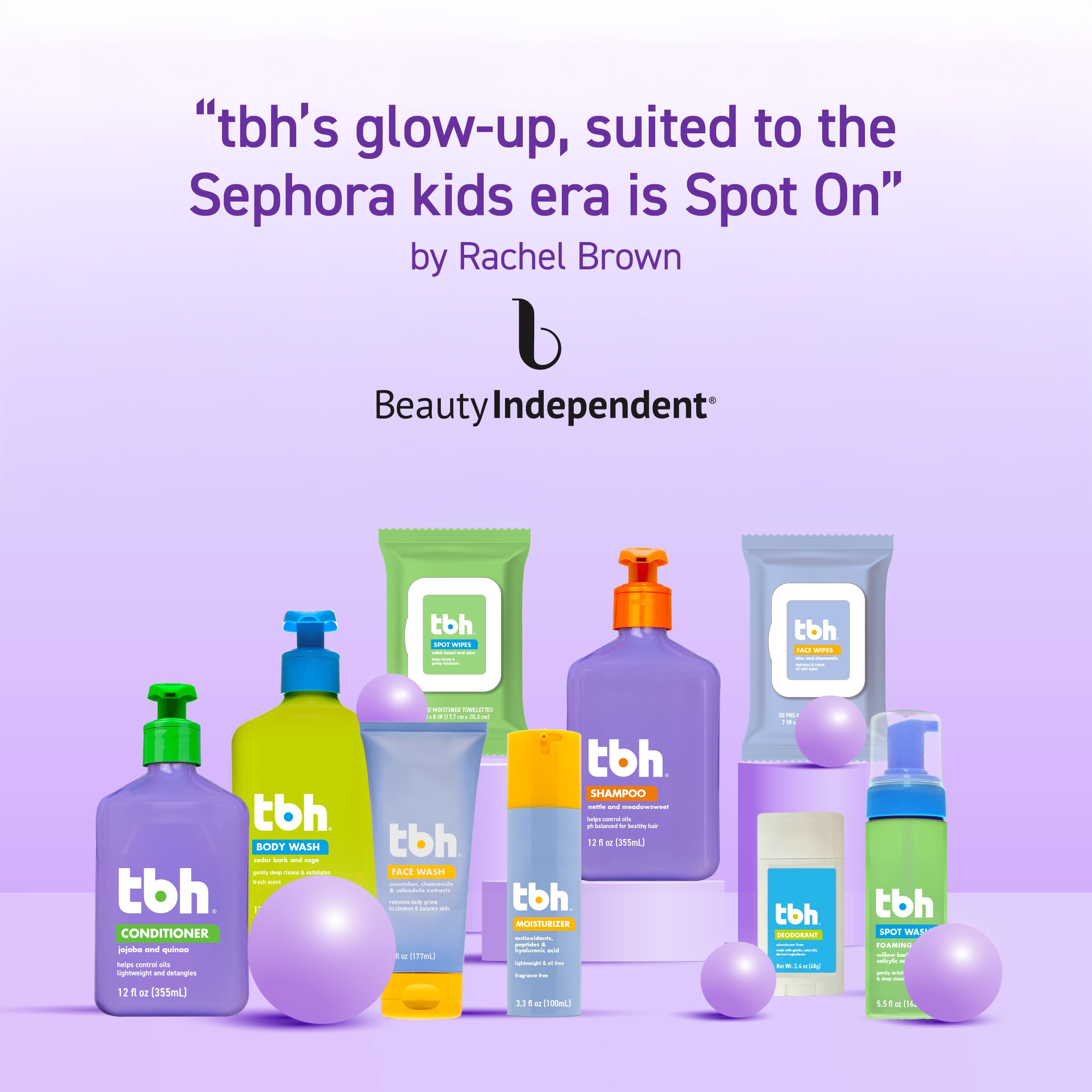 TBH hidratante facial para niños, crema ligera
