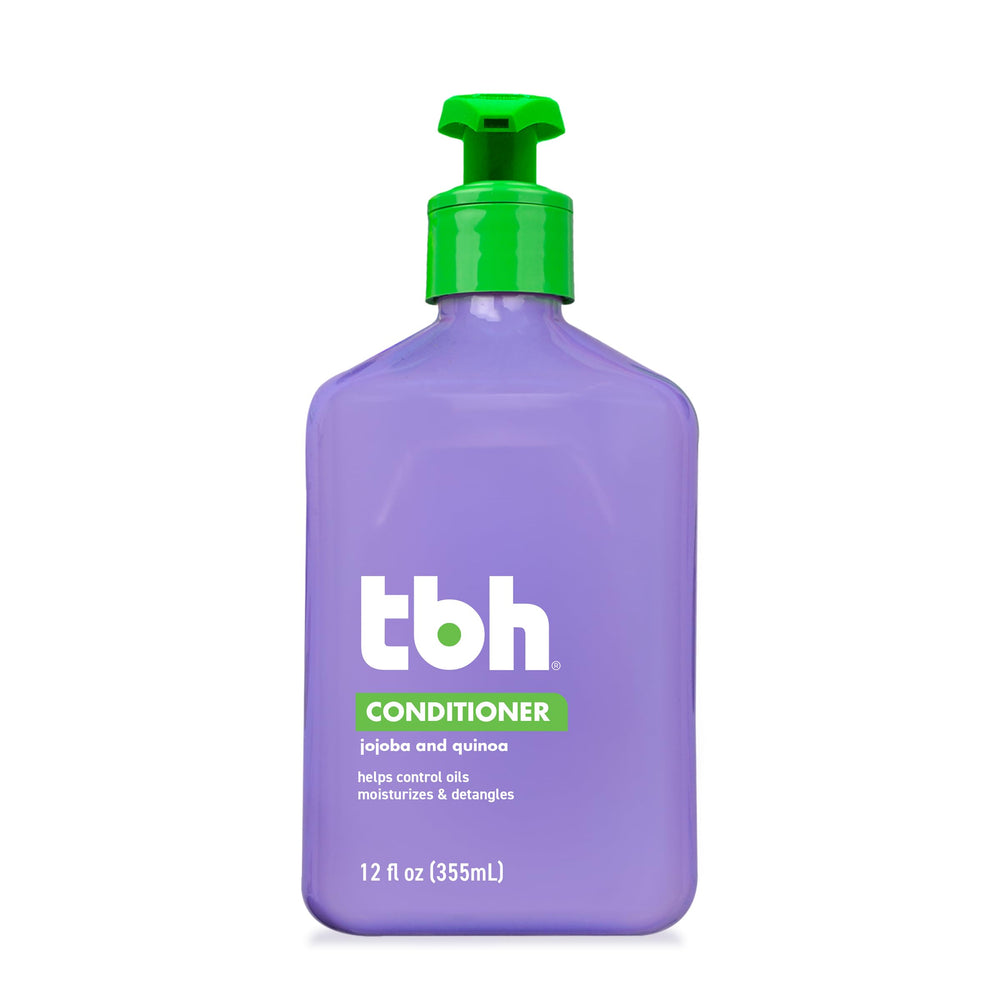 TBH acondicionador para teens y niños, botella vertida, facilita la aplicación suave y desenredar.
