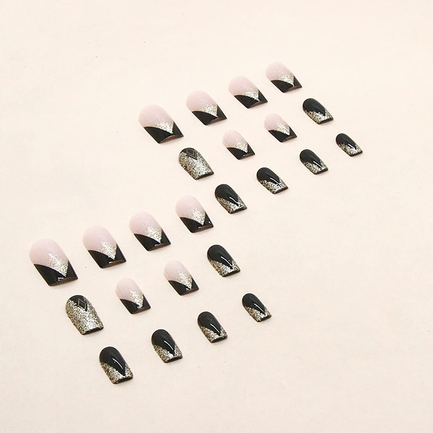 Uñas falsas TBRZTR de acrílico ABS, ligeras y duraderas para uso diario.