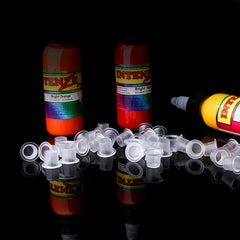 TC contenedores tinta tatuaje 9mm, almacenamiento limpio y sin derrames