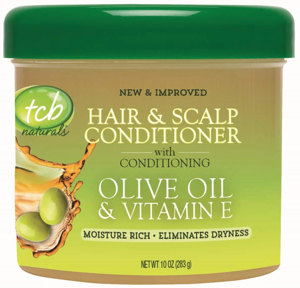 TCB Acondicionador Cabello y Cuero Cabelludo en tarro de 10 oz para uso diario.