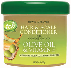 TCB Acondicionador Cabello y Cuero Cabelludo en tarro de 10 oz para uso diario.