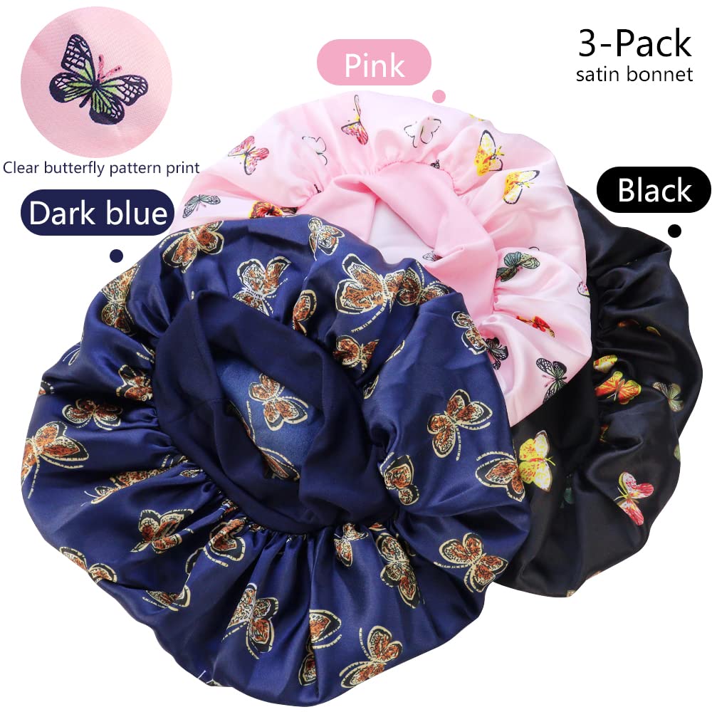 TCOTBE bonete con mariposas impresas para dormir con estilo