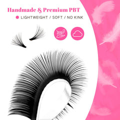 TDANCE Easy Fan Lash Extension curl options for versatile looks