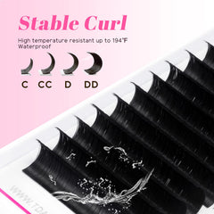 TDANCE Easy Fan Lash Extension varied lengths for customized styles