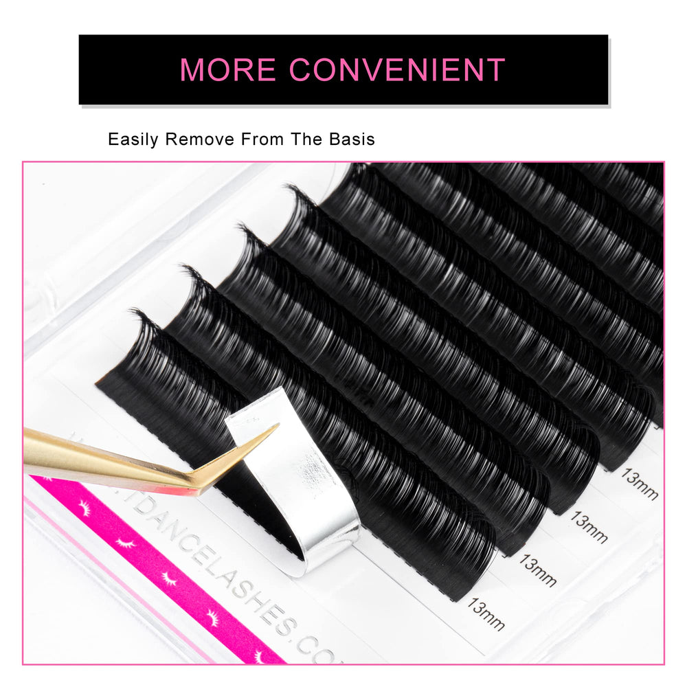 TDANCE extensions cils longueurs variées 8–15 mm pour un regard naturel.