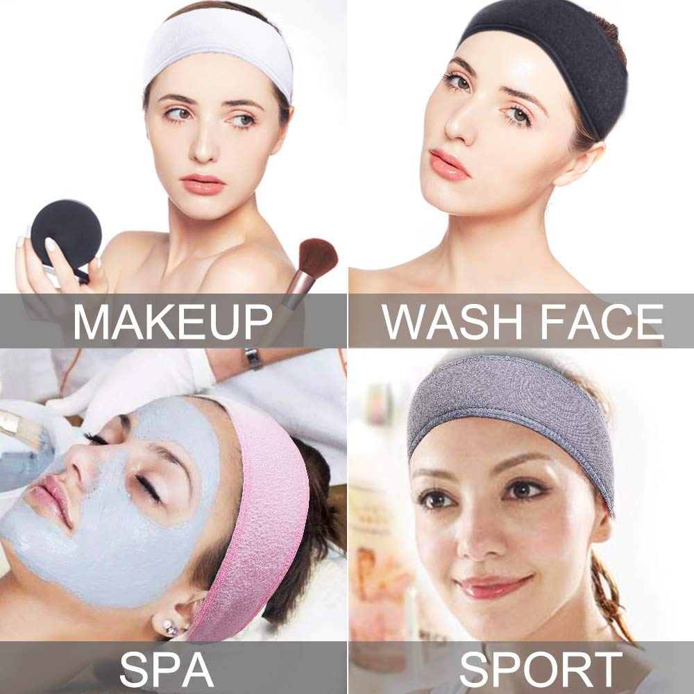 TDHDIKE uso durante ejercicio con banda spa facial para absorber sudor