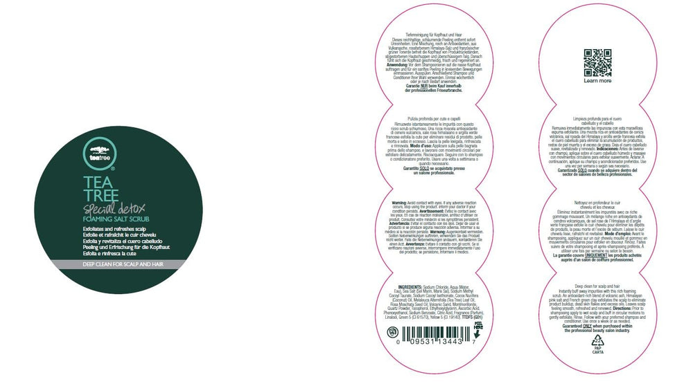 Tea Tree Detox emballage renouvelé facilitant l’utilisation et le recyclage