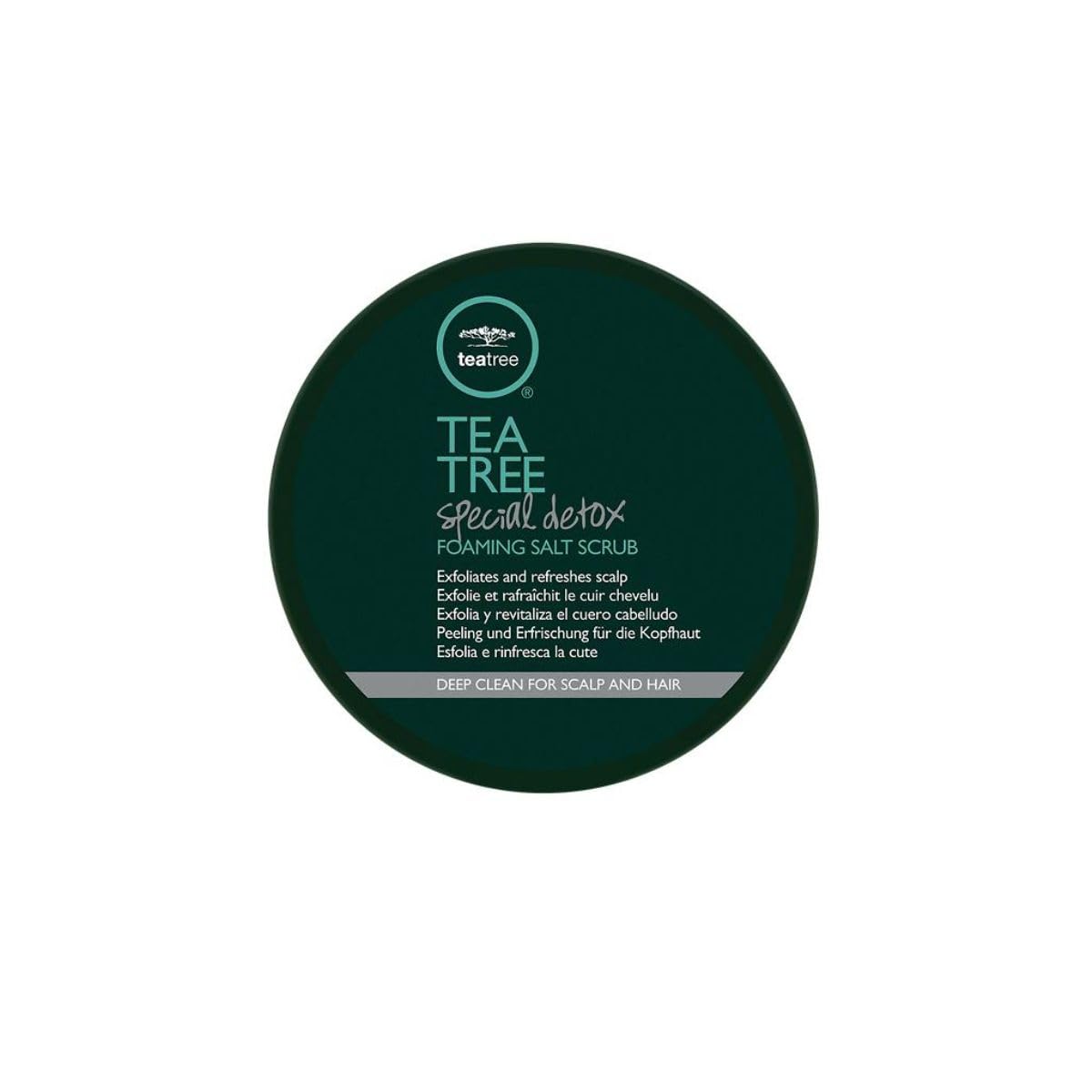 Tea Tree Detox gommage moussant pour cheveux exfolie le cuir chevelu en douceur