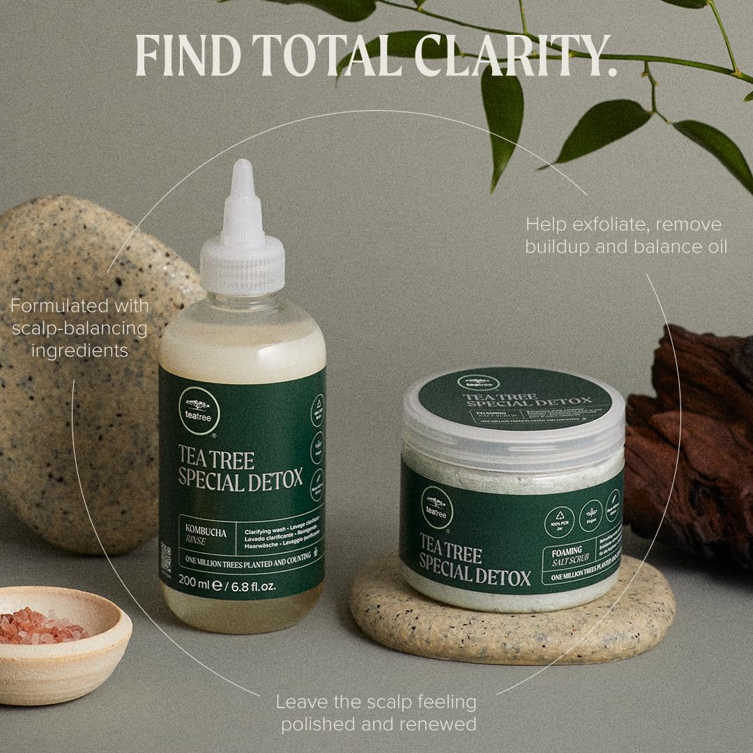 Tea Tree Detox utilisation quotidienne pour cheveux propres et frais