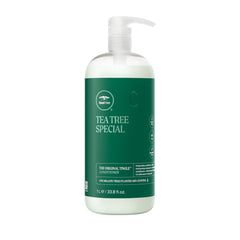 Tea Tree Special acondicionador: sensación refrescante en botella para desenredar.