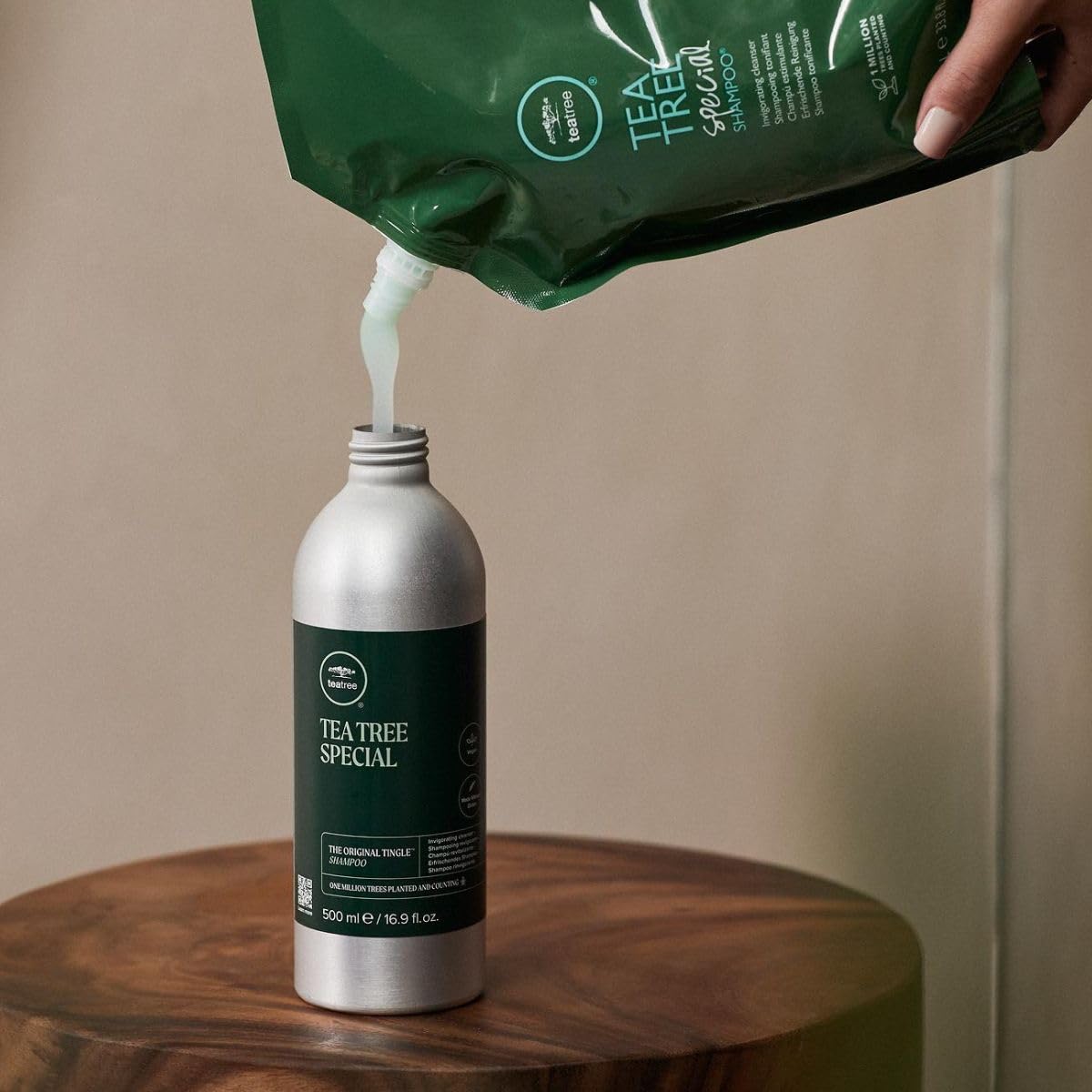 La marca Tea Tree: formato recargable práctico para uso diario
