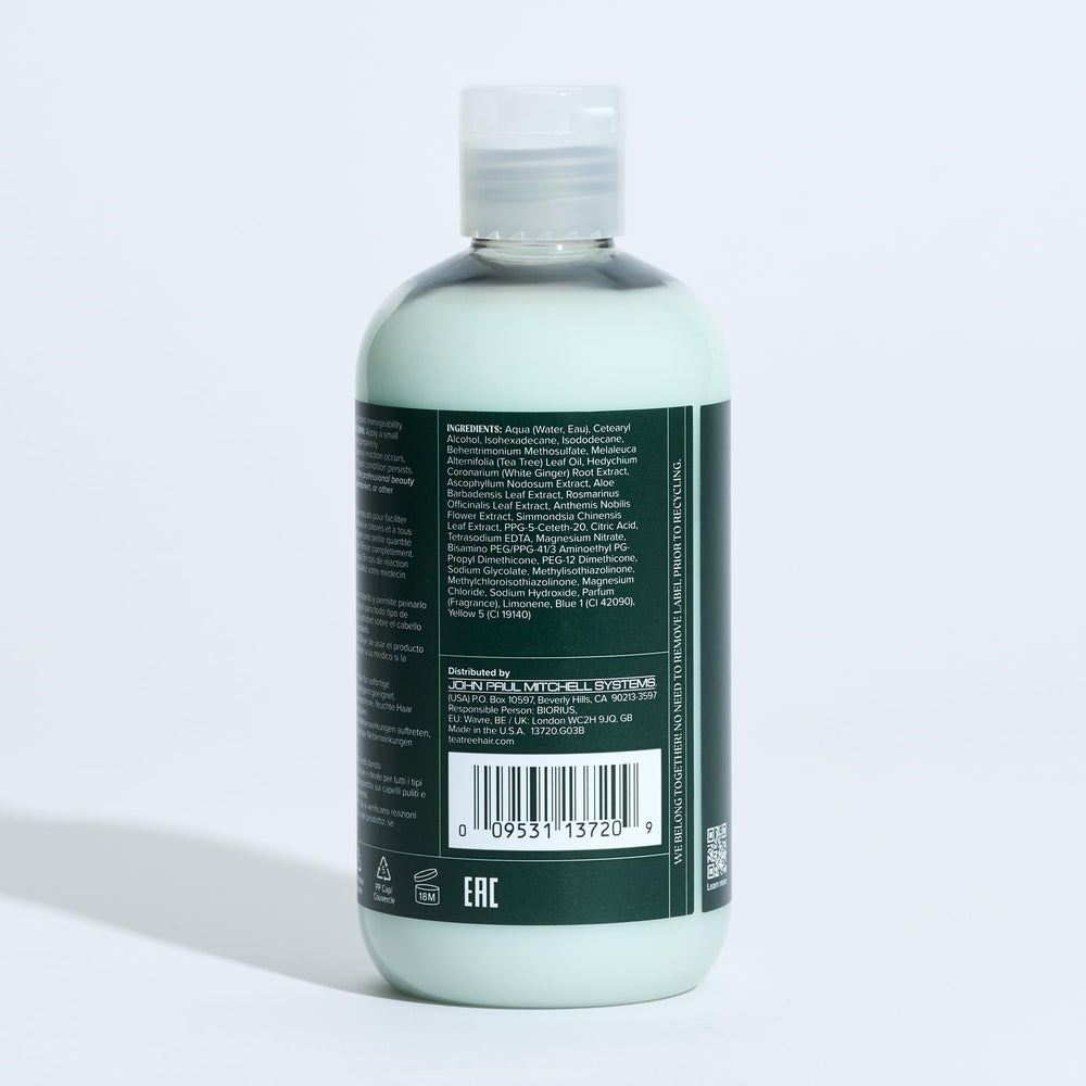 Tea Tree Special acondicionador: aplicación diaria para cabello manejable.