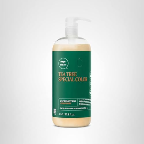 Tea Tree Special Color Conditioner deja cabello brillante y saludable.
