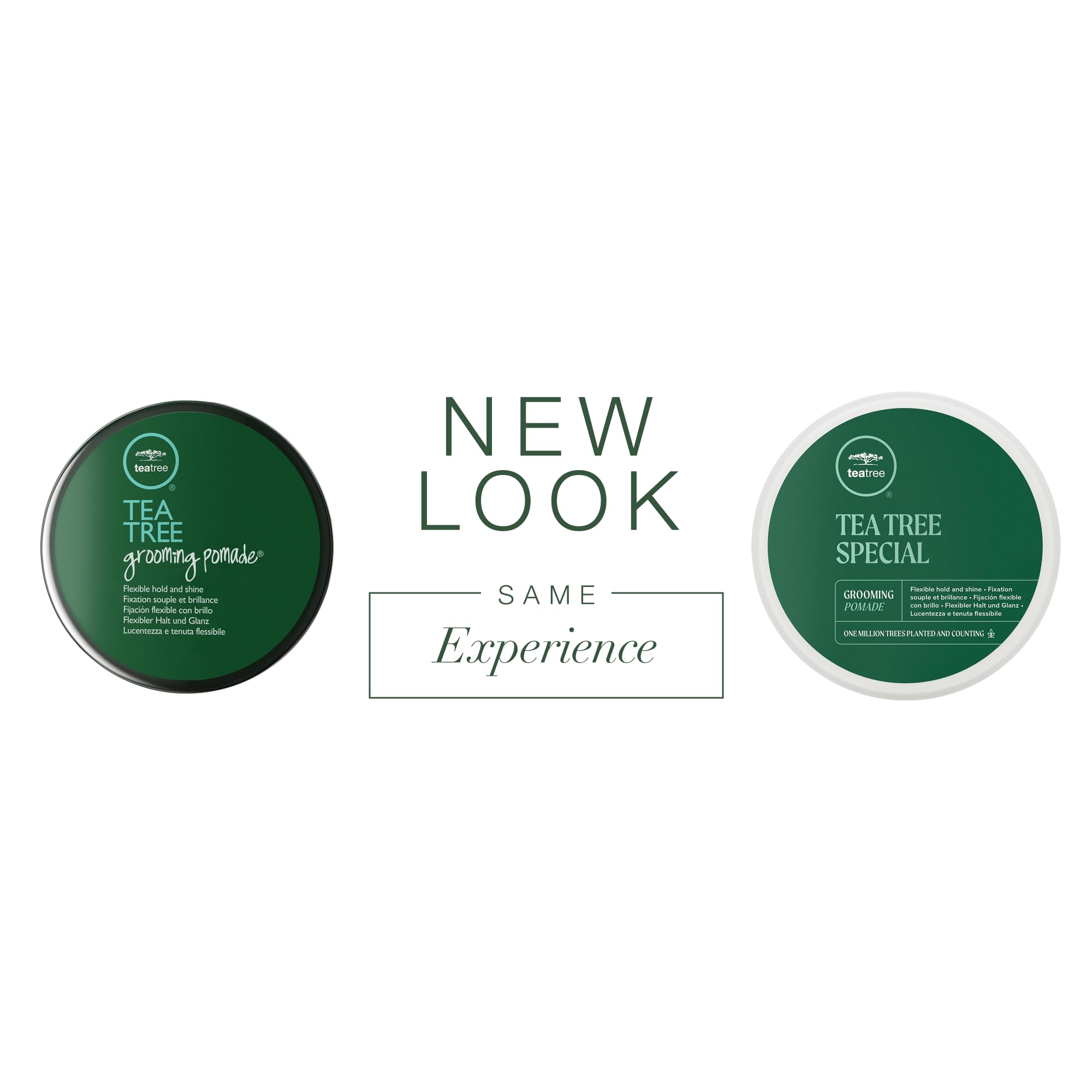 Tea Tree Grooming Pomade: textura suave para moldear ondas y rizos con brillo.