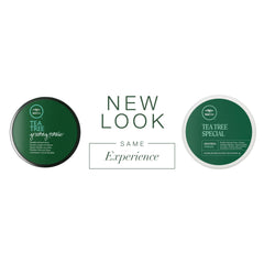 Tea Tree Grooming Pomade: textura suave para moldear ondas y rizos con brillo.